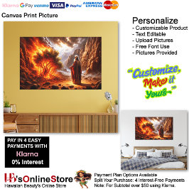 Moisés Burning Bush Canvas Imprimir Imagem 2