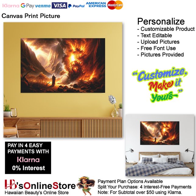 Moisés Burning Bush Canvas Imprimir Imagem 3 (Moses Burning Bush God Speaks Canvas Print Picture 3.)