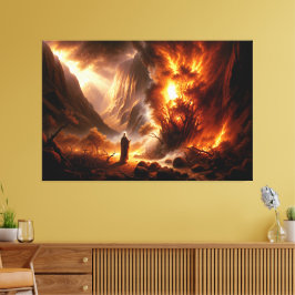 Moisés Burning Bush Canvas Imprimir Imagem 3