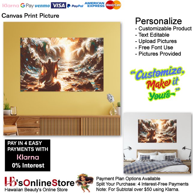 Moisés Canvas Imprimir Imagem 7 (Moses Leads His People to Freedom Canvas Print Picture 7.)