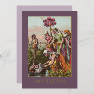 Moisés De Bebê Em Uma Cesta