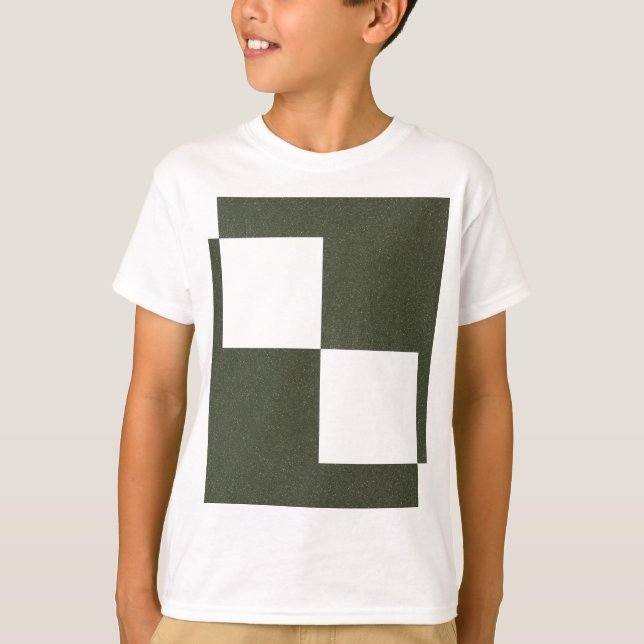 Moisés Verde Cinza Moderno - Camisa T (Frente)