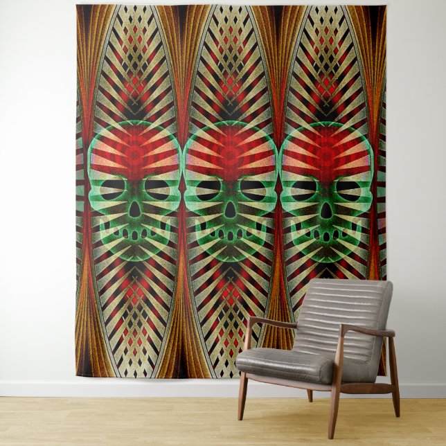 Mojo Skull Tapeçaria (In Situ)