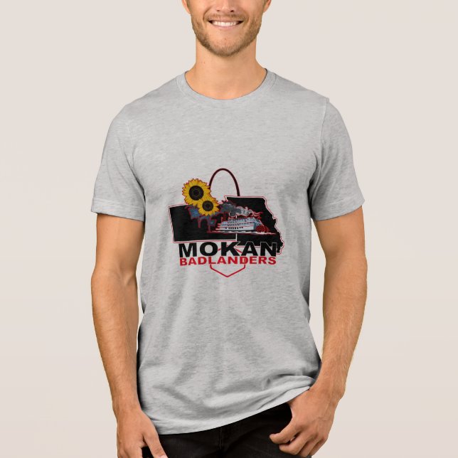 MOKAN Badlanders Mens Cinza (Frente)