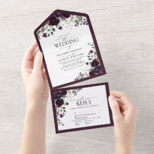 Mola Floral Elegante Púrpura
