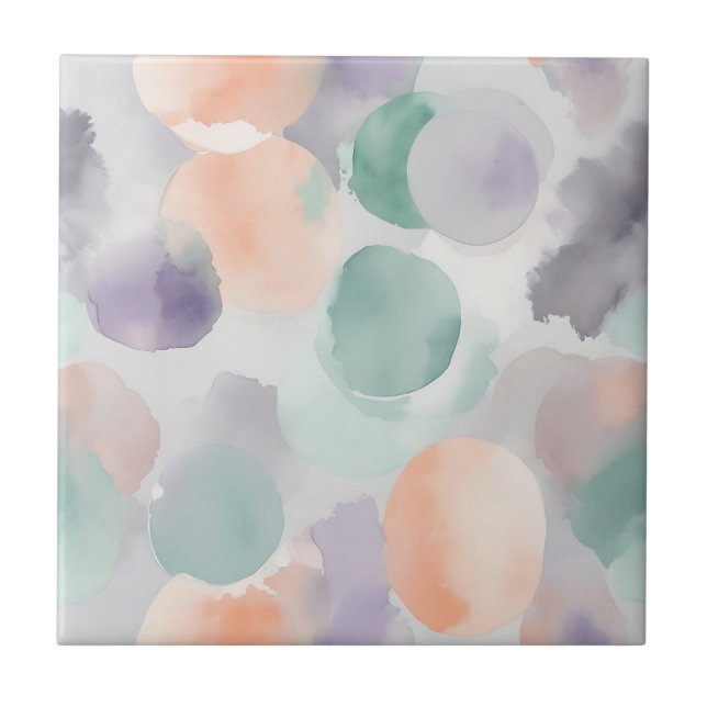 Molas de Aquarela de Pastel Suave (Frente)