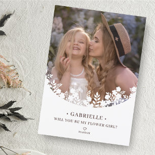 Moldura Botânica Menina das Flores Dama de Honra P