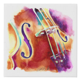 Moldura de canvas azul e azul