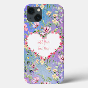 Moldura de Coração Floral Elegante: para Todas as