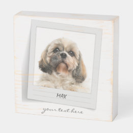 Moldura de Foto de Aniversário de Pet Personalizad