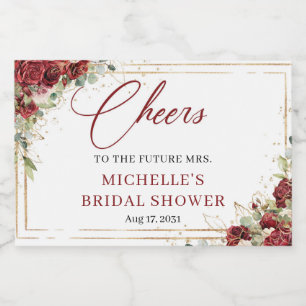 Moldura de ouro rosa vermelho-forte e vermelho-for