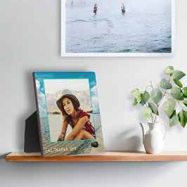 Moldura de Pé com Placa Waters Edge