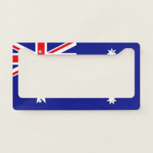 Moldura de Placa de Licença no Estilo da Bandeira