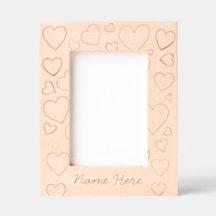 Moldura Gravada Personalizada Sweet Hearts