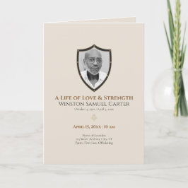 Moldura Inspirada em Escudo Programa Funeral de 6 