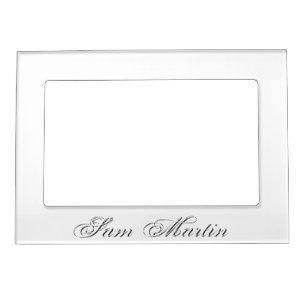 Moldura Magnética Monograma 3d de Letra Mínima