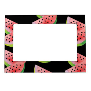 Moldura Magnética Watercolor Watermelon Pair Summer Black