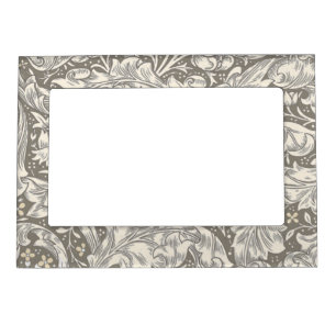 Moldura Magnética William Morris Botão Solteiro Flor Bot