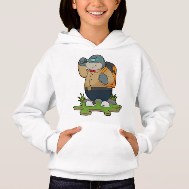 Mole como Hiker com Backpack (Frente)