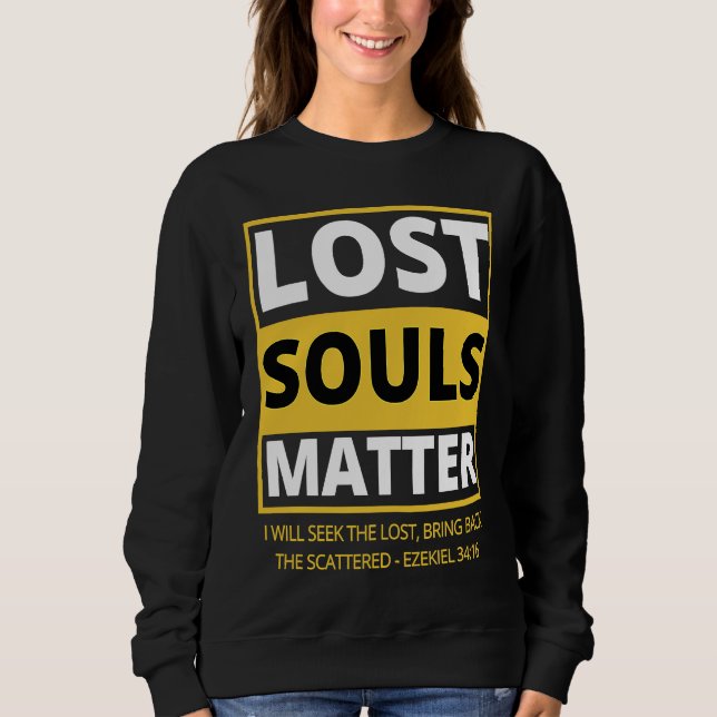 Moletom 00031 Stylish Lost Souls Matter (Frente)