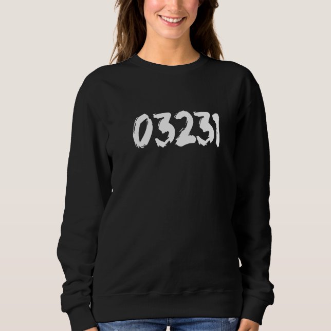 Moletom 03231 Zipcode East Andover New Hampshire Hometown (Frente)