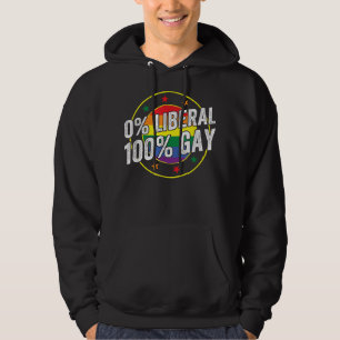 Moletom 0 Gay Liberal 100 LGBT Design para Conservadores