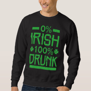 Moletom 0 irlandês 100 Bebado Rua do Patrick