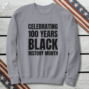 Moletom 100 Anos Centenário Mês da História Negra