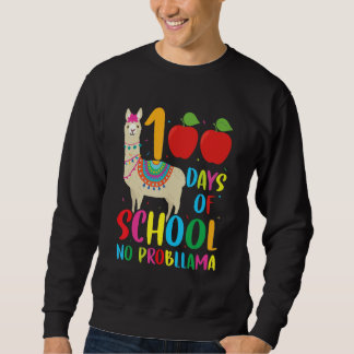 Moletom 100 Days Llama Alpaca Pun Meme Sarcastic 100th Day