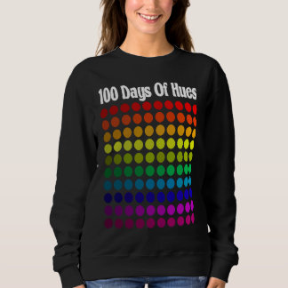 Moletom 100 Days Of Hues Colors School Teacher & Student