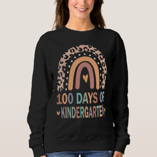 Moletom 100 Days Of Kindergarten School Teacher Smarter Ra