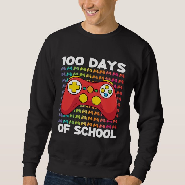 Moletom 100 Days of School Gamer Boy Costume Outfit Game C (Frente)