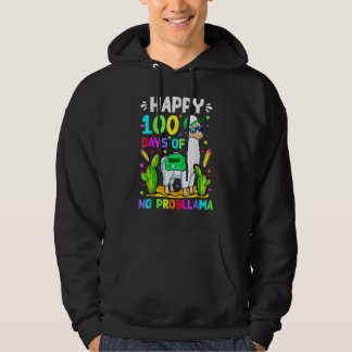 Moletom 100 Days Of School No Prob Llama Llama Teacher 100