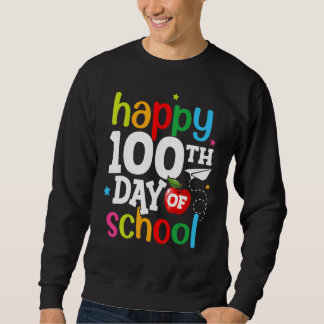 Moletom 100 Days of School Teachers Kids Girls Boys Happy 