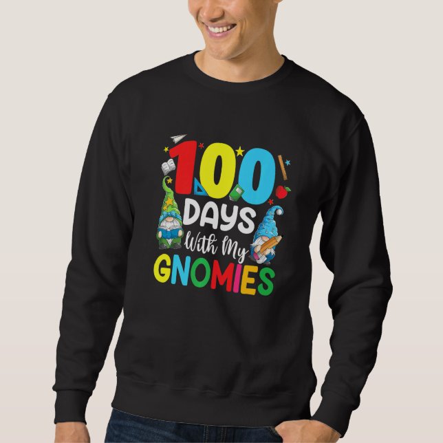 Moletom 100 Dias Com Os Meus Professores De Gnomos 100. º  (Frente)