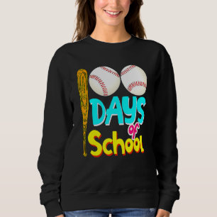 Moletom 100 Dias De Escola 100º Dia Beisebol Professor Alu