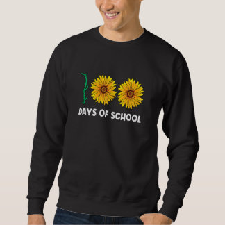 Moletom 100 Dias De Escola Flor Floral Amarela Divertida D