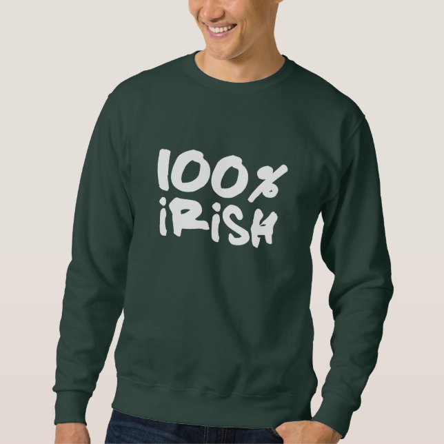 Moletom 100% Irlandês (Frente)