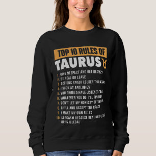 Moletom 10 Principais Regras De Taurus Zodiac Sign Astrolo