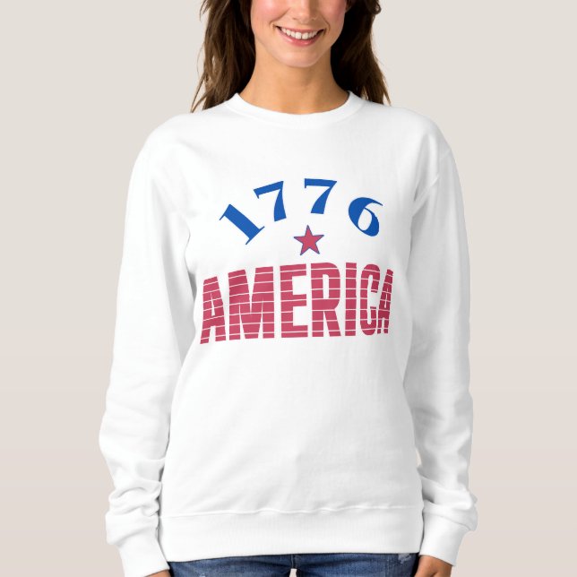 Moletom 1776 AMÉRICA ano de liberdade (Frente)