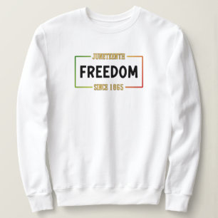 Moletom 18 de junho de 1865 Celebrando a Liberdade Negra