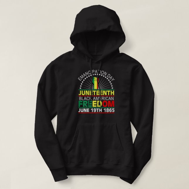 Moletom 18 de junho de 1865 é o dia da minha independência (Frente do Design)