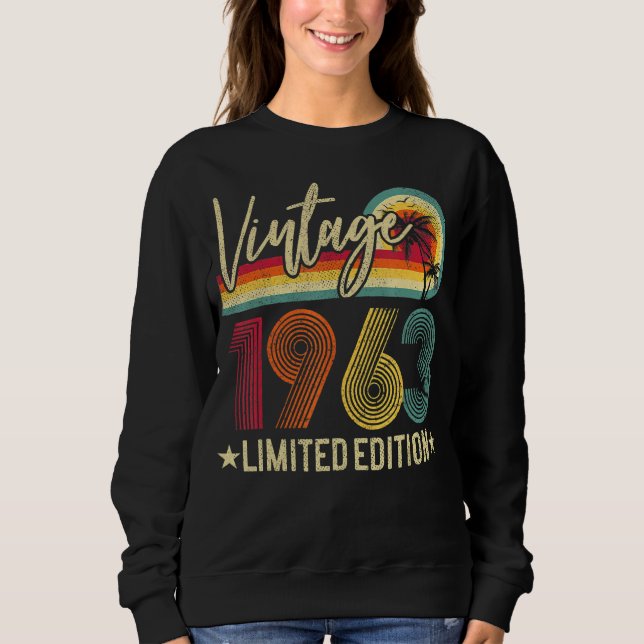 Moletom 1963 59º Aniversário 59 anos (Frente)