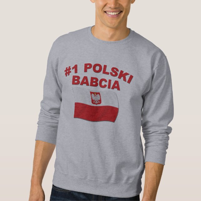 Moletom #1 Polski Babcia (Frente)