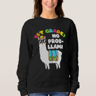 Moletom 1rua Grau Sem Prob Llama Llama Roupa Primeiro Dia