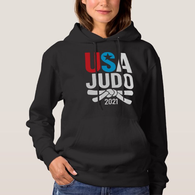 Moletom 2021 USA Judo Player Apparel American  for US Judo (Frente)
