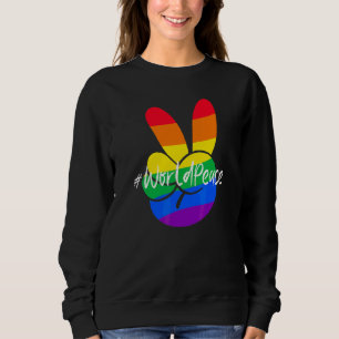 Moletom 2022 Peace Global International Unity Love P