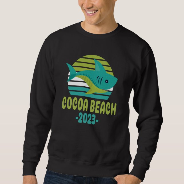 Moletom 2023 Cocoa Beach Florida Shark (Frente)