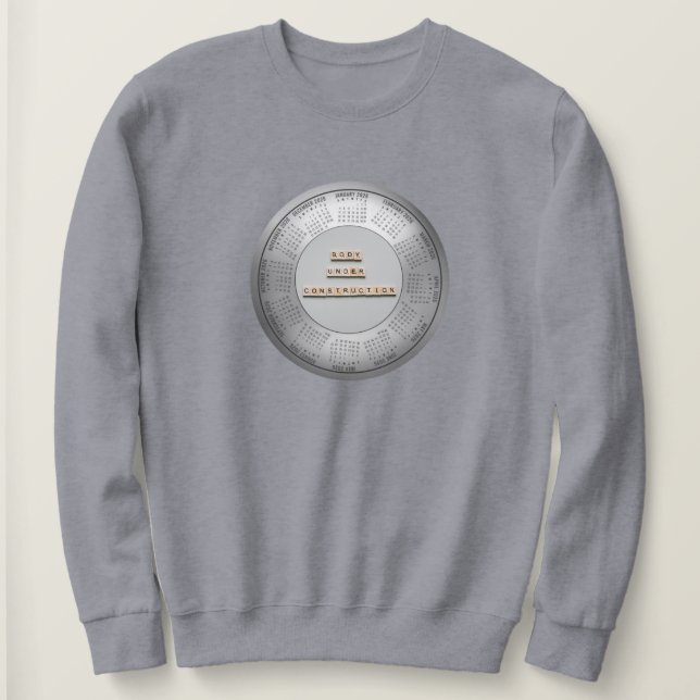 Moletom 2026 Calendar Body Under Construction T-Shirt (Frente do Design)