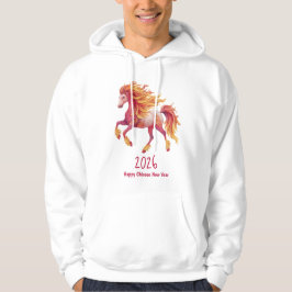 Moletom 2026 Cavalo Fogueiro – Feliz Ano Novo Chinês